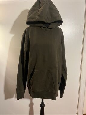 Men's Olive Green Pullover Hoodie